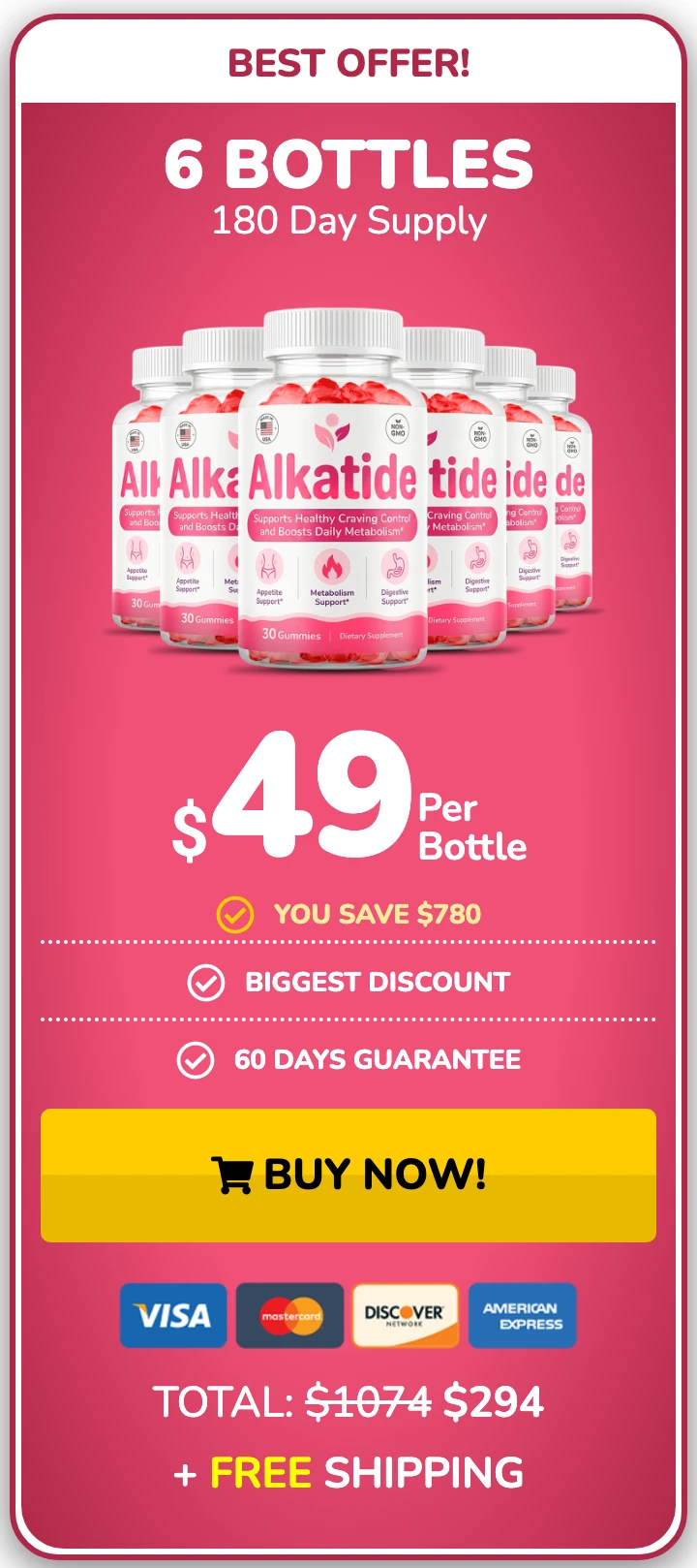 AlkaTide 6 bottles